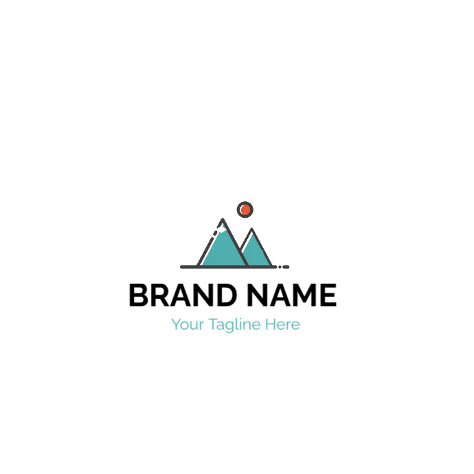 Mountain Logo Design For Company | Mountain N Logotyp template